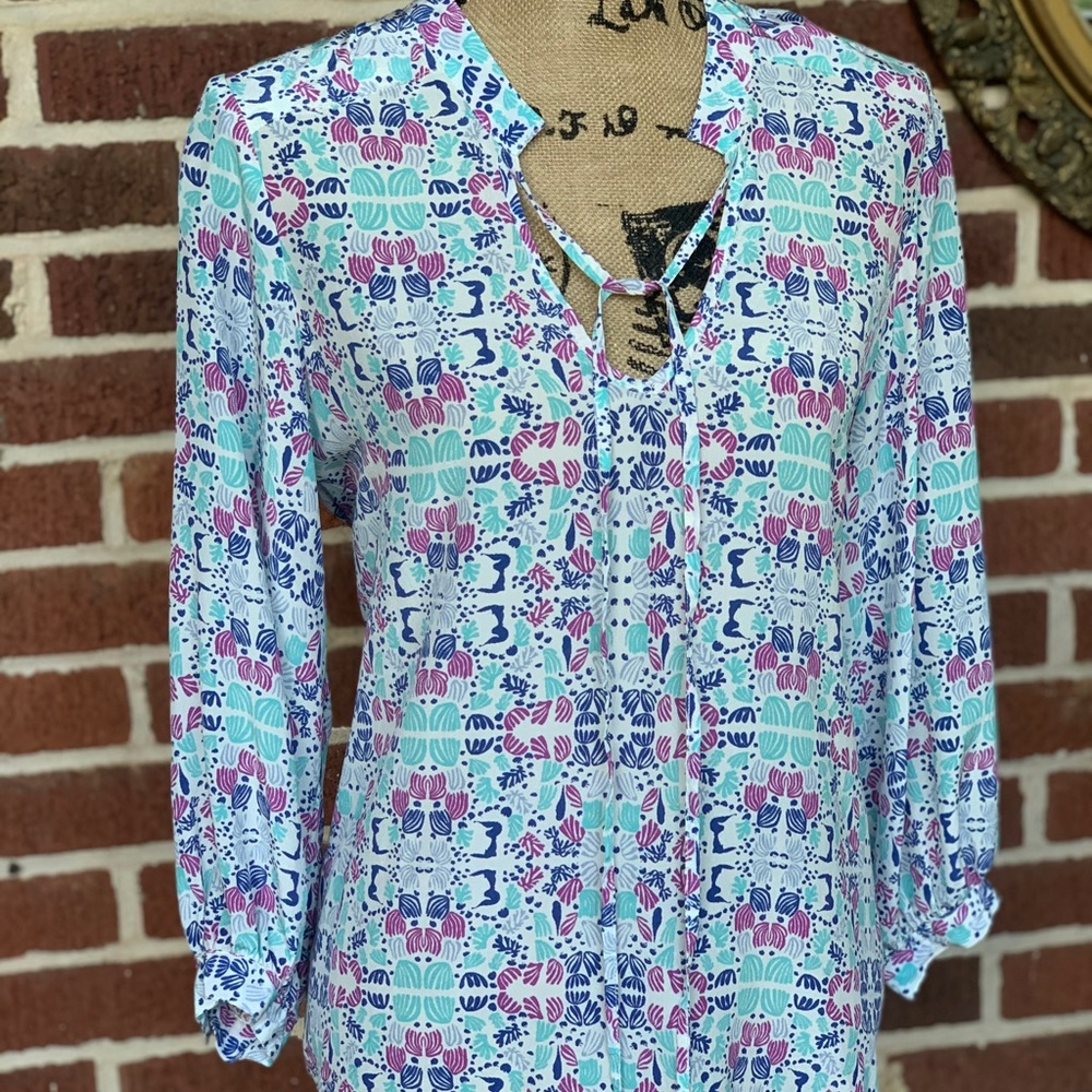 Palm Beach Resort Mermaid Blouse by Lauren Gold